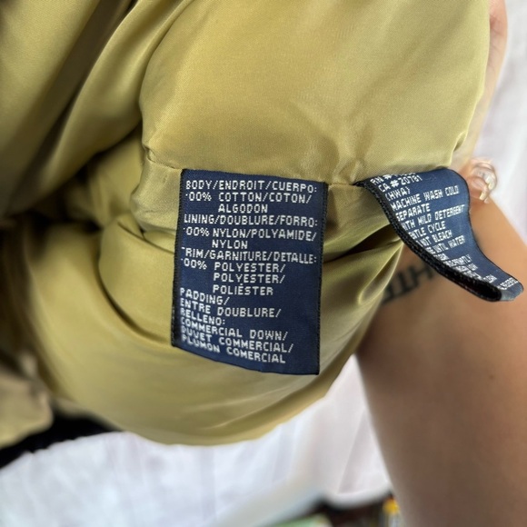 Vintage Tommy Hilfiger 90s Corduroy Trucker Style Black Puffer Jacket XXL - Picture 4 of 9